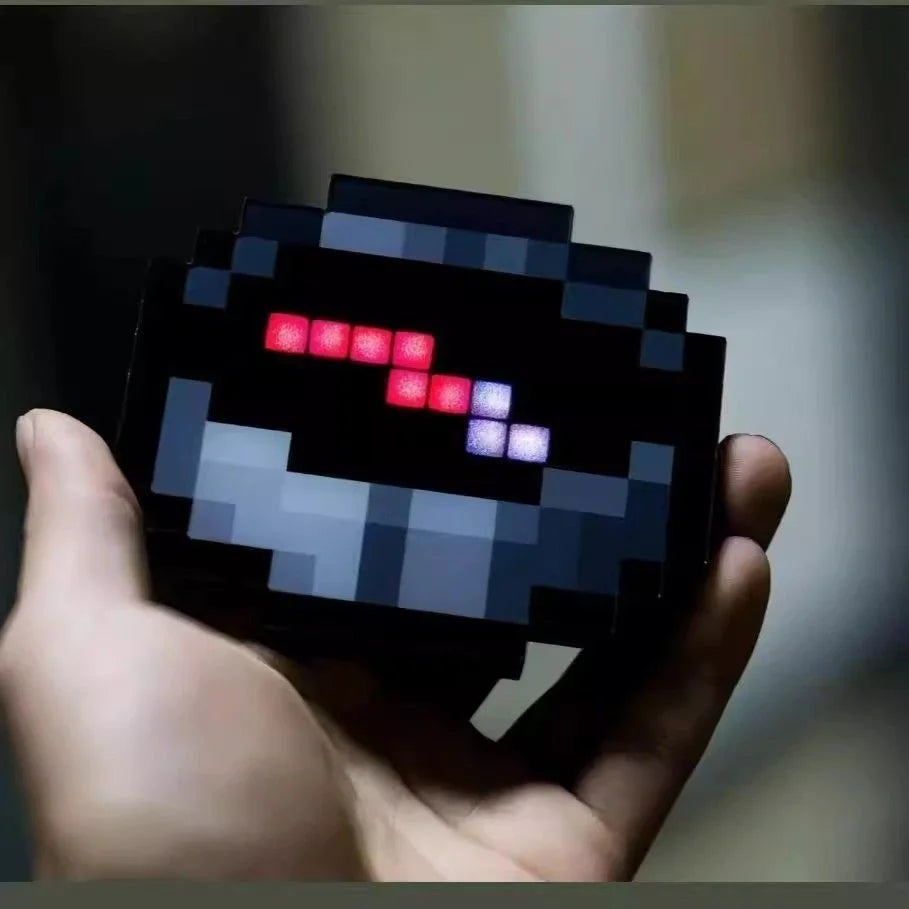 For My Word 3D Printed Magnetic Compass Keychain Casual Pixel Pendant Frozen Characters New Style Game Peripheral Plastic Gift